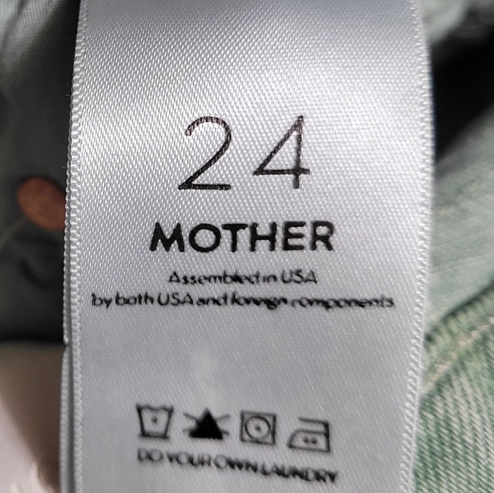 MOTHER SUPERIOR The Tomcat Chew High Rise Jeans Size 24 - Picture 7 of 8